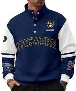 Alternative view of Personalized Brewers Western Style Sweater With Buckles