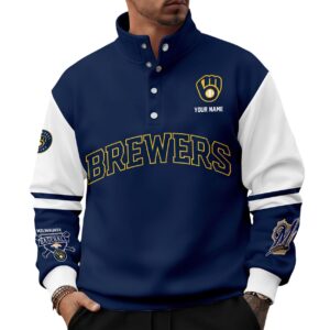 Alternative view of Personalized Brewers Western Style Sweater With Buckles