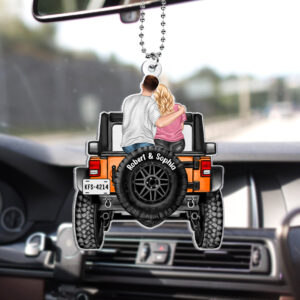 Alternative view of Personalized Car Ornament Gifts For Couple Together Is Our Favorite Place