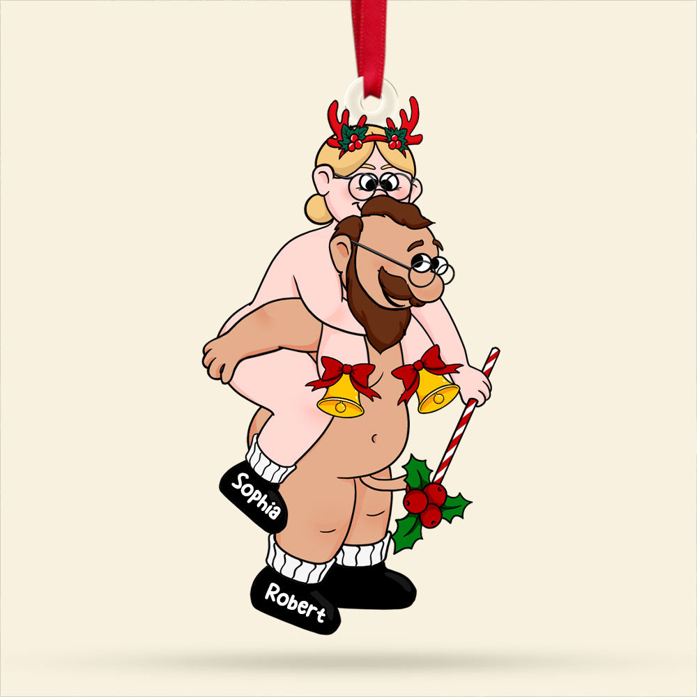 Alternative view of Personalized Christmas Gift For Couple Ornament 04ACTI041124PA