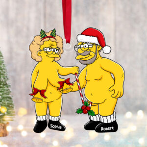 Personalized Christmas Gift For Couple Ornament Couple 05ACTI041124PA