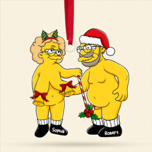 Alternative view of Personalized Christmas Gift For Couple Ornament Couple 05ACTI041124PA