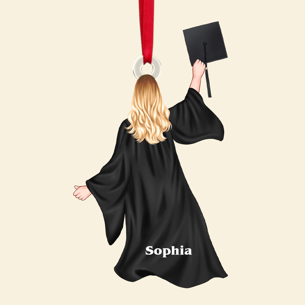 Personalized Christmas Gift For Graduate Celebration Ornament 01ACTN111124TM - Image 6