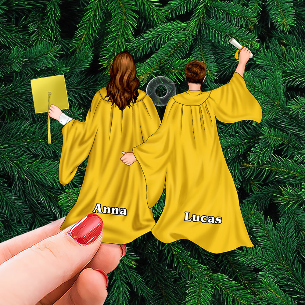 Personalized Christmas Gift For Graduate Celebration Ornament 01ACTN111124TM - Image 4