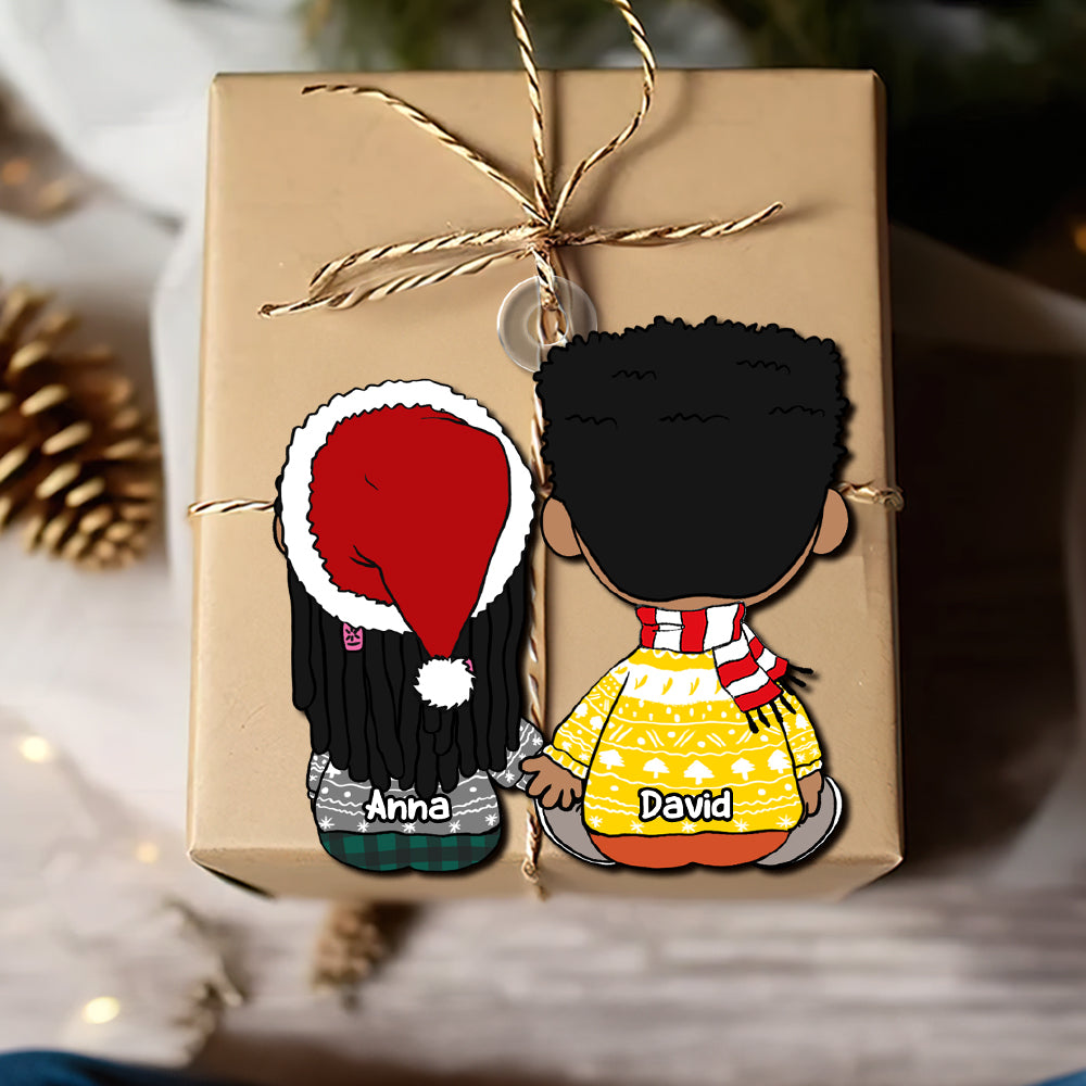 Alternative view of Personalized Christmas Gifts For Couple Acrylic Ornament 03OHTN021224HG