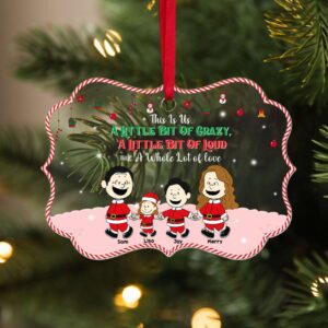 Alternative view of Personalized Christmas Gifts For Family Acrylic Ornament 02KAMH240724DA