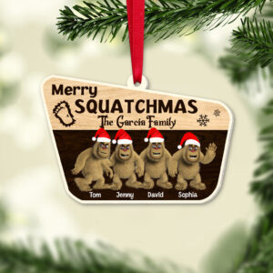 Alternative view of Personalized Christmas Gifts For Family Merry Squatchmas 03qhtn131123