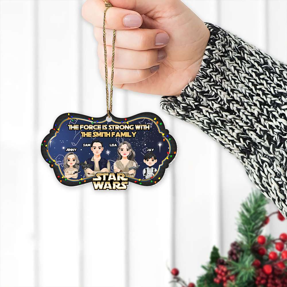 Alternative view of Personalized Christmas Gifts For Family Ornament Acrylic 03XQMH130924HG