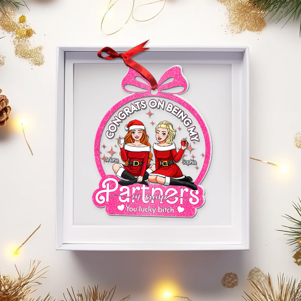 Personalized Christmas Gifts For Friends Ornament 01TOLU300924 - Image 3