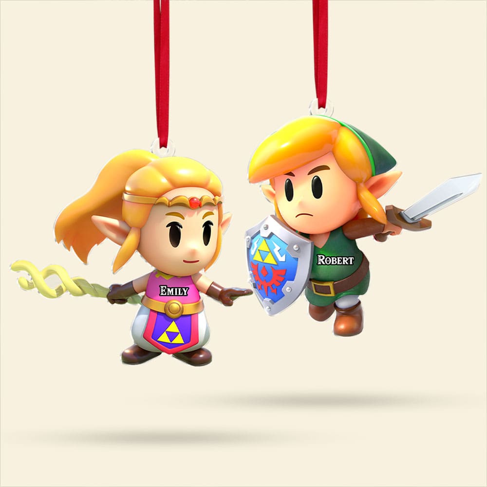 Personalized Christmas Gifts For Gamer Couple Ornament 04kati280924 - Image 3