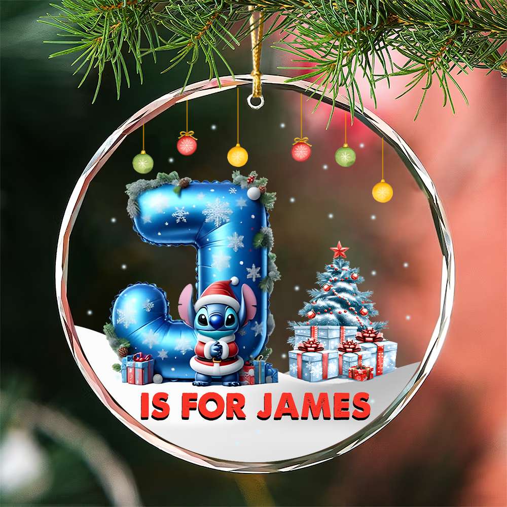 Personalized Christmas Gifts For Kids Crystal Ornament 04KAMH210924
