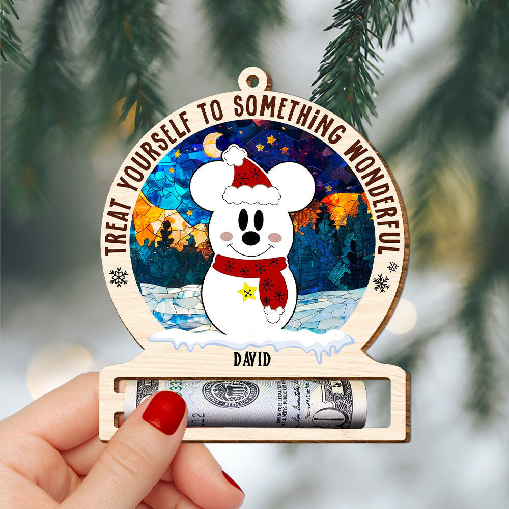 Alternative view of Personalized Christmas Gifts For Kids Money Holder Ornament 02katn130924