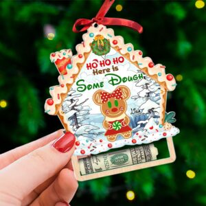 Alternative view of Personalized Christmas Gifts For Kids Money Holder Ornament Here is Some Dough 01kati130924