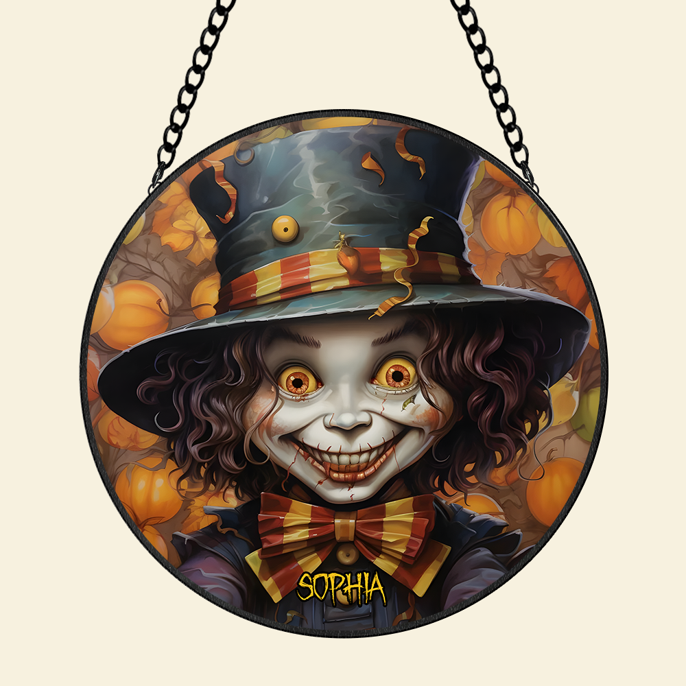 Personalized Clown Stained Glass Suncatcher 04TOPU270824 - Image 5
