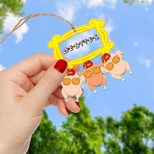 Alternative view of Personalized Funny Christmas Gifts For Besties Acrylic Ornament 03kaqn270924