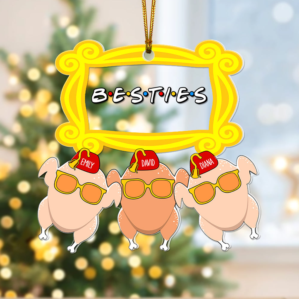 Personalized Funny Christmas Gifts For Besties Acrylic Ornament 03kaqn270924 - Image 3
