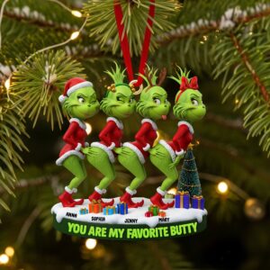 Alternative view of Personalized Funny Gifts For Besties Christmas Ornament 04ohtn150925
