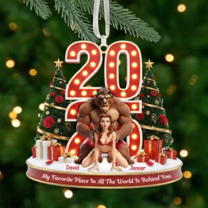 Personalized Funny Gifts For Couple Christmas Ornament 04ohmg161025