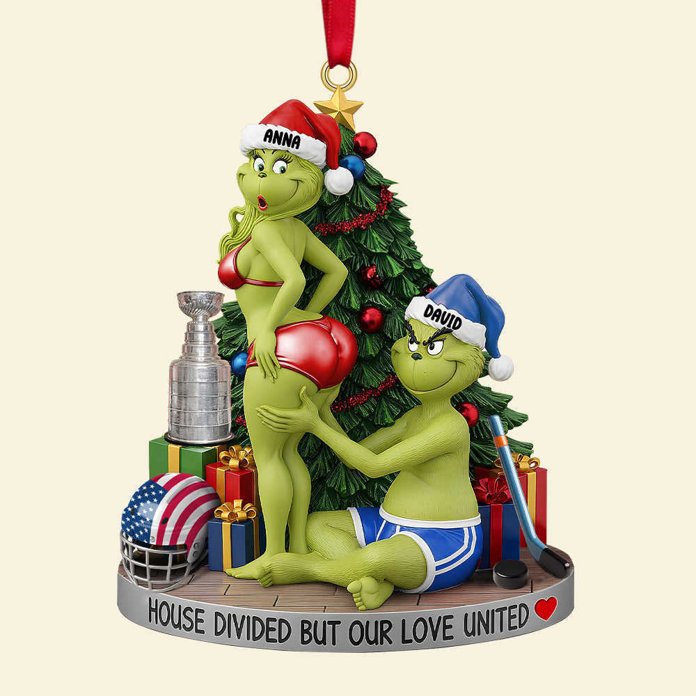 Personalized Funny Gifts For Sport Lover Couple Christmas Ornament 02hutn250925 - Image 4