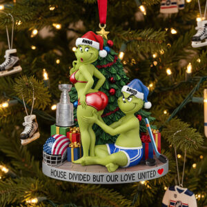 Alternative view of Personalized Funny Gifts For Sport Lover Couple Christmas Ornament 02hutn250925