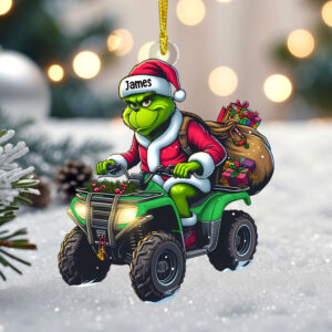 Personalized Gift For ATV Lover Christmas Ornament, Playful ATV Rider 02qhtn061124