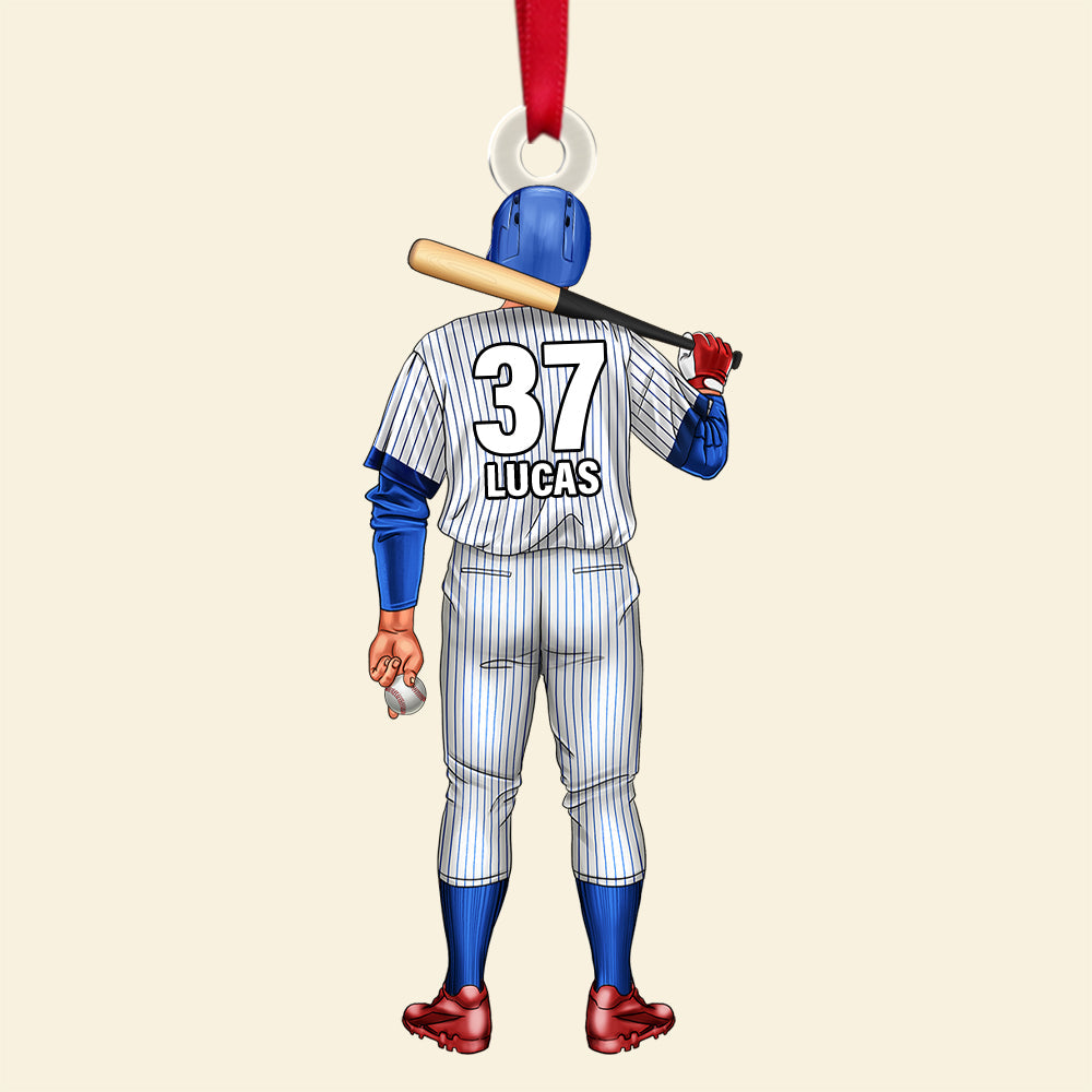 Personalized Gift For Baseball Batter Christmas Ornament 03ACTN141124TM - Image 5