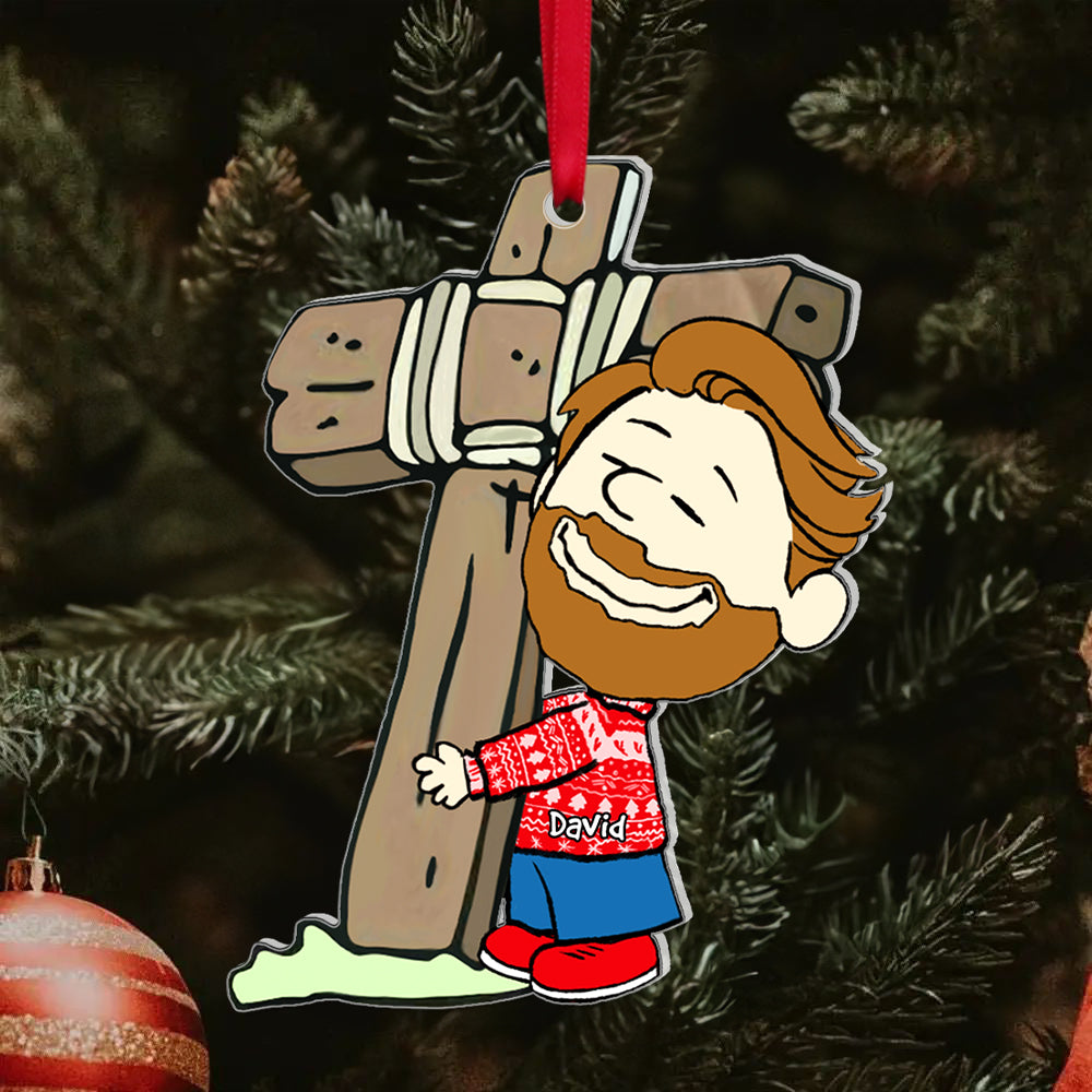 Personalized Gift For Christian Ornament, Love God 01qhqn201124