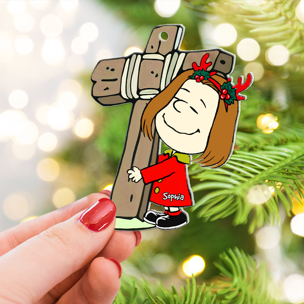 Alternative view of Personalized Gift For Christian Ornament, Love God 01qhqn201124