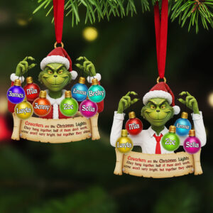 Alternative view of Personalized Gift For Christmas, Coworker Acrylic Ornament 04nata271025