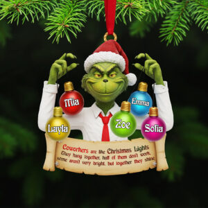 Personalized Gift For Christmas, Coworker Acrylic Ornament 04nata271025