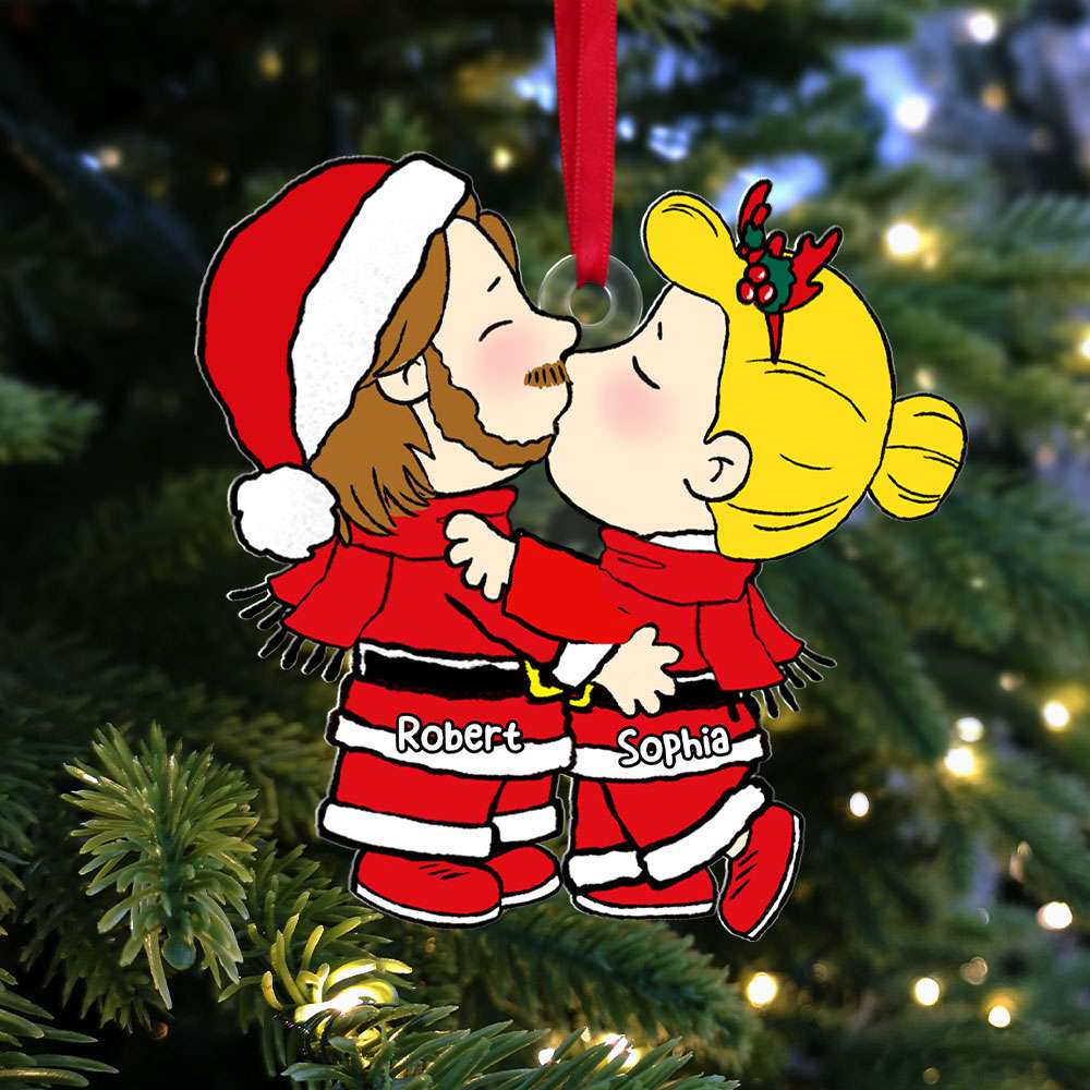 Personalized Gift For Couple Christmas Ornament