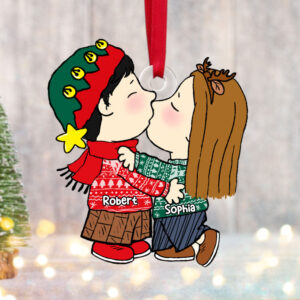 Alternative view of Personalized Gift For Couple Christmas Ornament