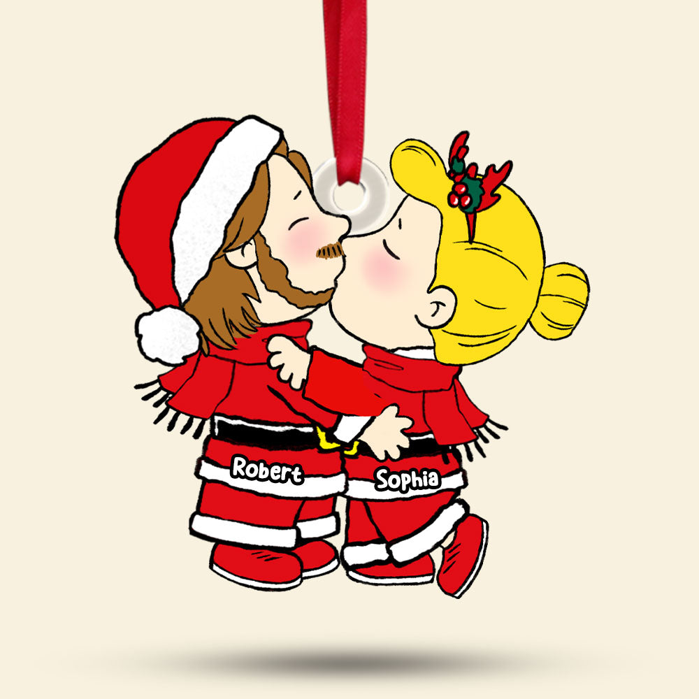 Personalized Gift For Couple Christmas Ornament - Image 5