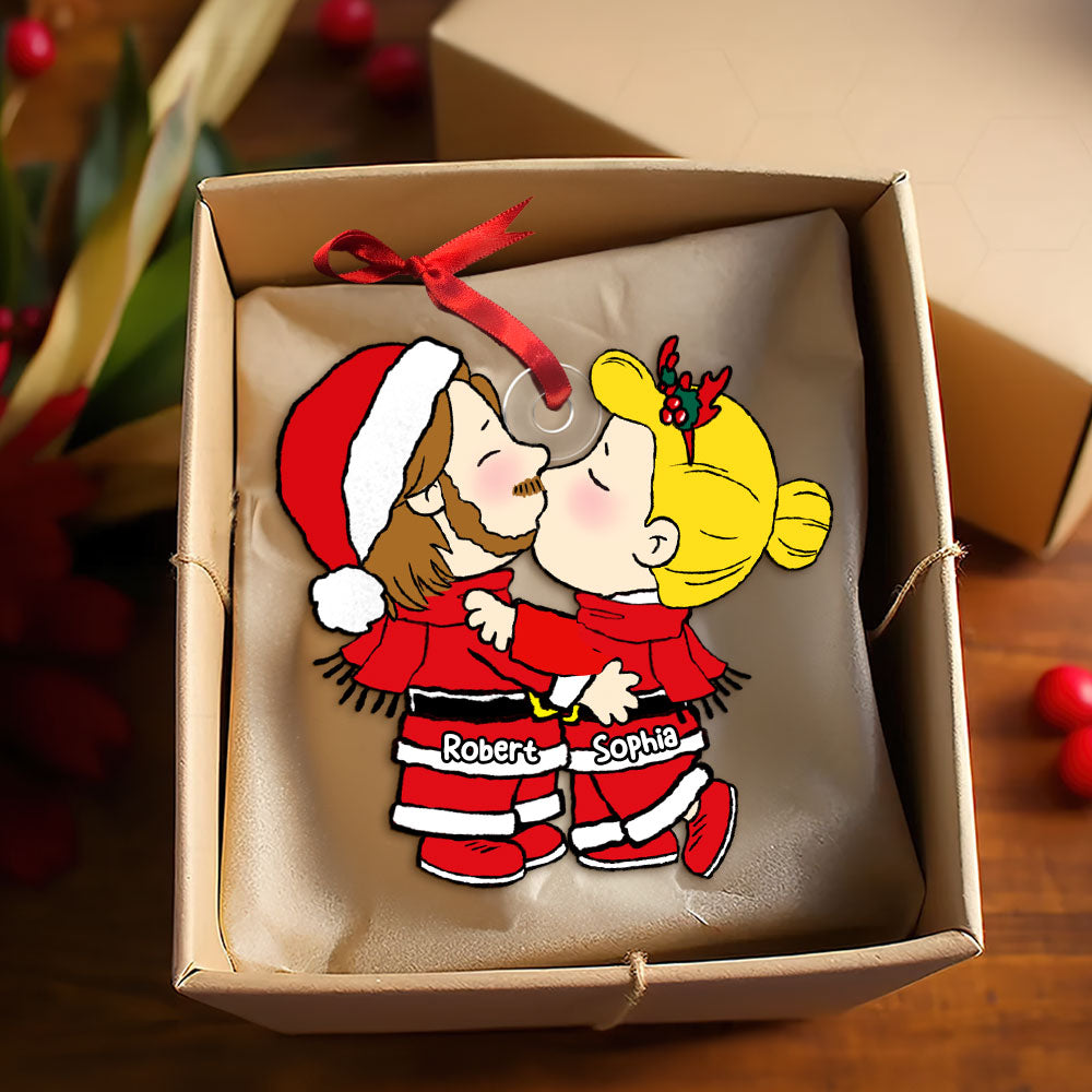 Personalized Gift For Couple Christmas Ornament - Image 4