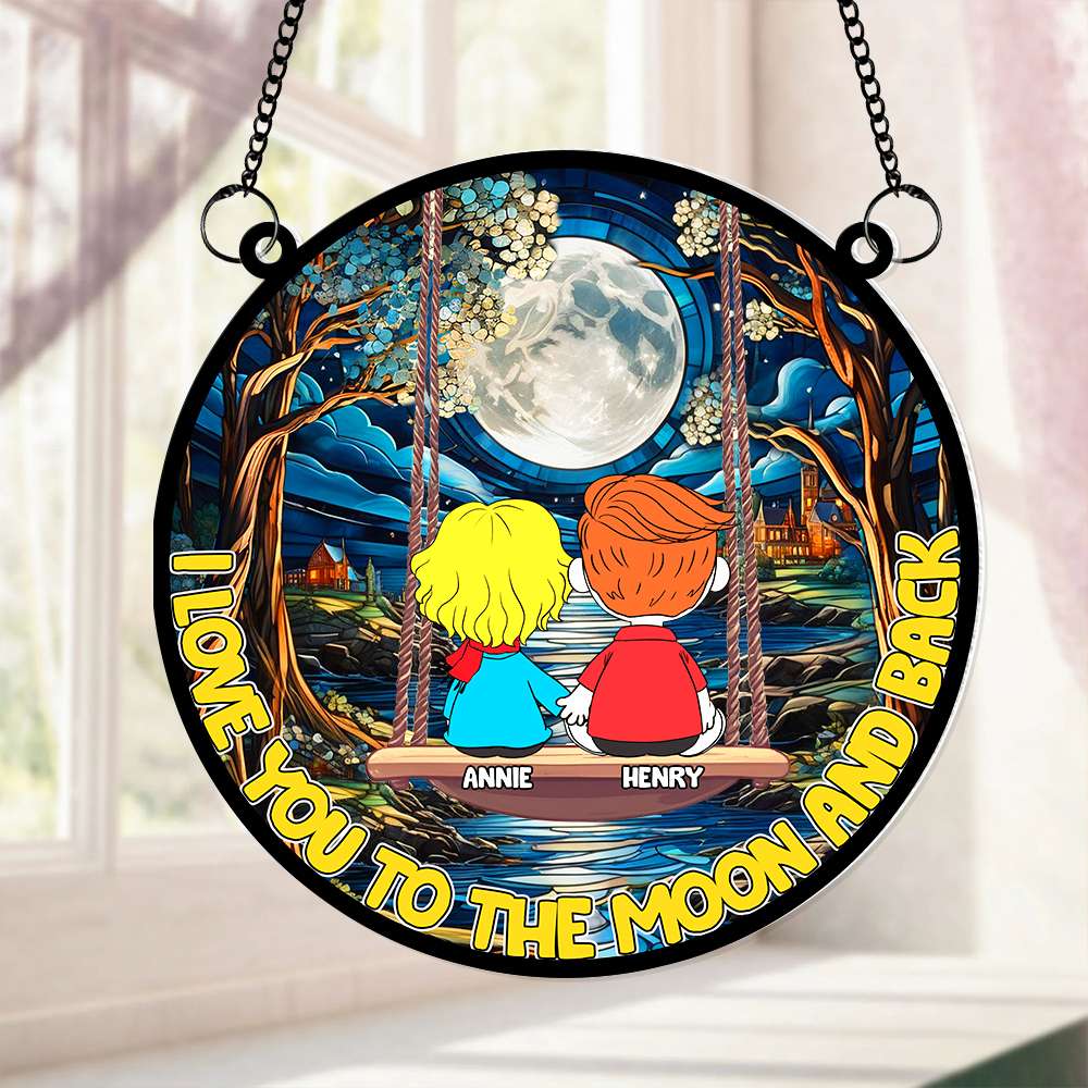 Personalized Gift For Couples Holding Hands Couple Acrylic Suncatcher Ornament 01TOLU031224HG - Image 3