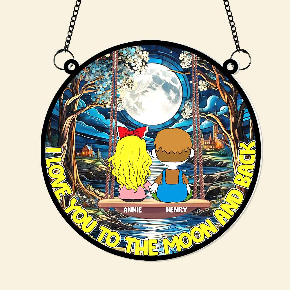 Personalized Gift For Couples Holding Hands Couple Acrylic Suncatcher Ornament 01TOLU031224HG - Image 4