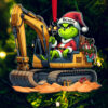 Personalized Gift For Excavator Operator Ornament, Green Monster 03qhqn081124