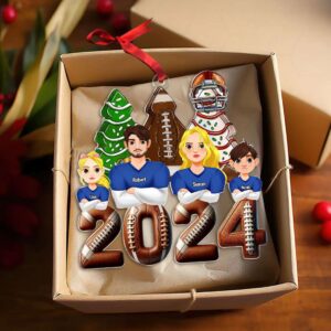 Personalized Gift For Family Christmas Ornament Football Family 04XQTI011124HG