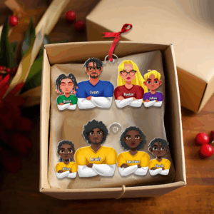 Personalized Gift For Family Love Football Acrylic Ornament 02QHHU291124HG