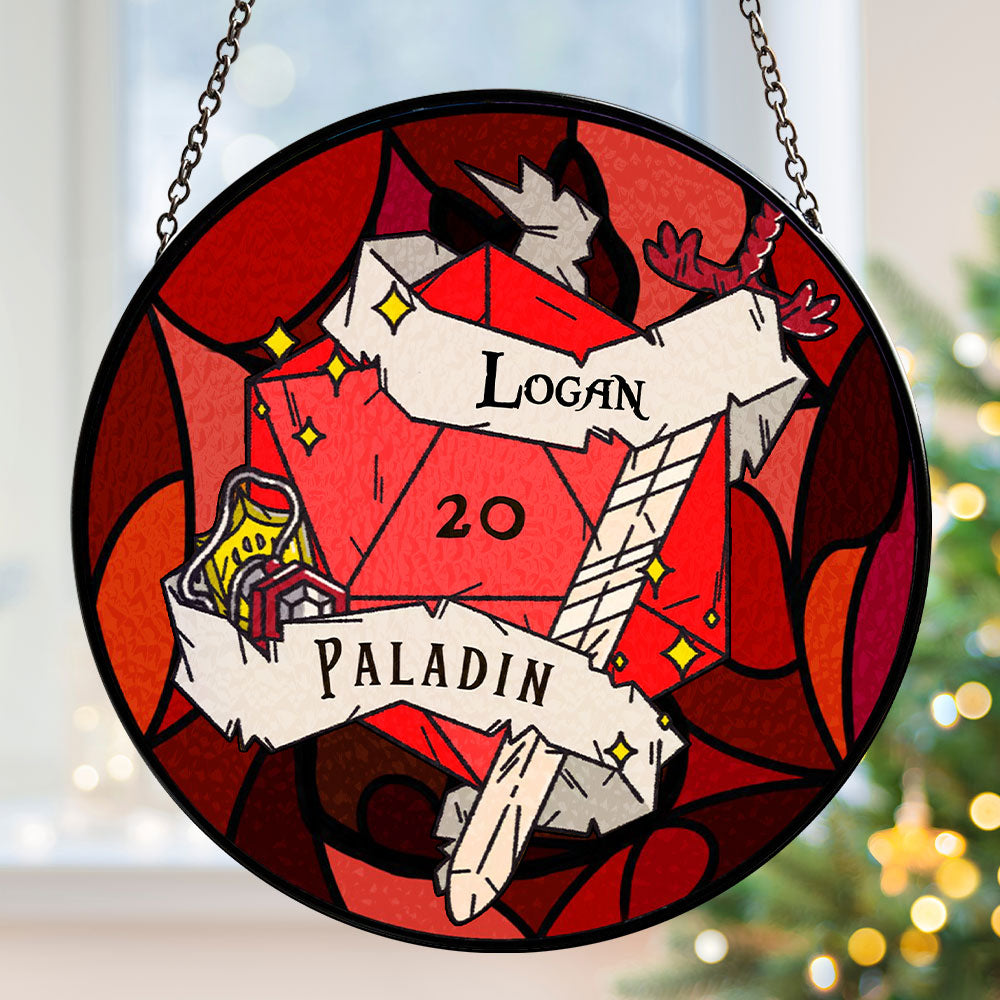 Personalized Gift For Fantasy Role-playing Game Fan Stained Glass Suncatcher 07qhti060924 - Image 3