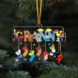 Personalized Gift For Grandma Christmas Ornament Stocking Kids 03XQMH071124