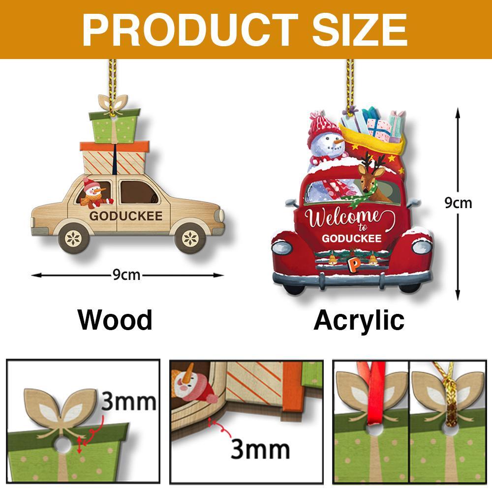 Personalized Gift For Grandma Wood Ornament Cupcake Kids Ornament 04HUTI211023QN - Image 5