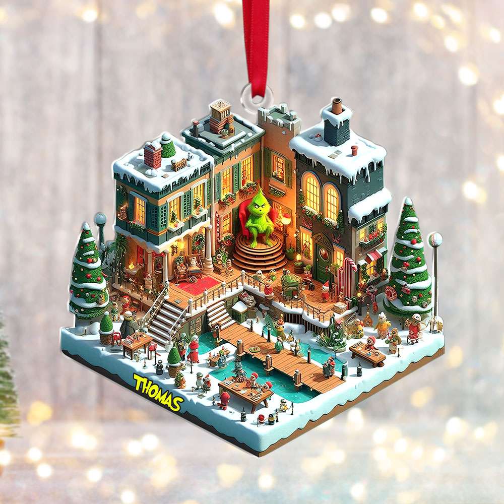 Alternative view of Personalized Gift For Life Christmas Ornament 01OHTI131124