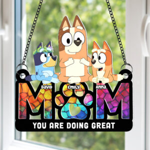 Alternative view of Personalized Gift For Mom Suncatcher Ornament, You Are Doing Great 03OHQN260225