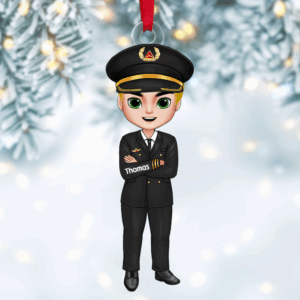 Personalized Gift For Pilot Acrylic Ornament 03ACPU121124