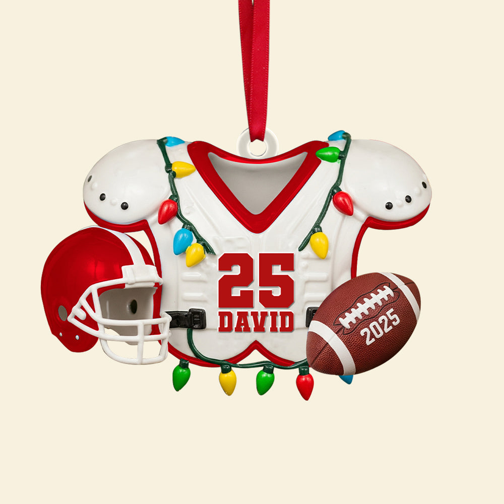 Personalized Gifts For American Football Lovers Christmas Acrylic Ornament 01hutn230825 - Image 4