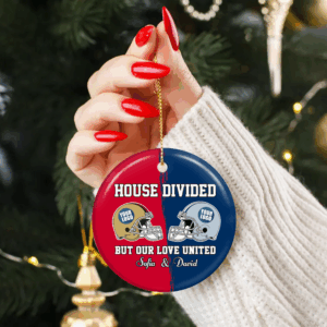 Personalized Gifts For American Football Lovers Family Christmas Ornament 03huti111023