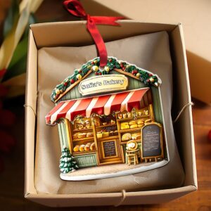 Alternative view of Personalized Gifts For Baker Christmas Ornament, Baking Store 02tgmh151124