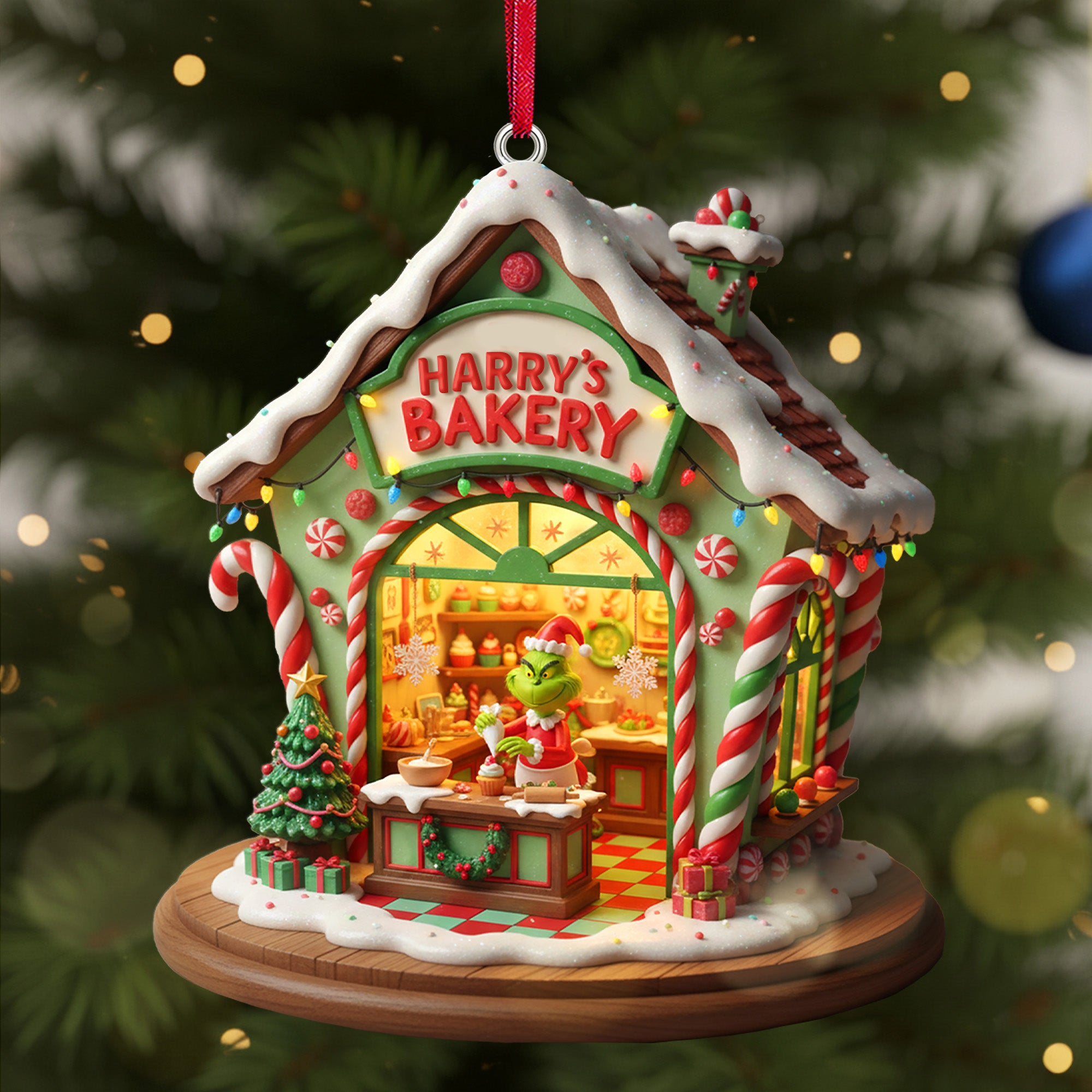 Alternative view of Personalized Gifts For Baking Lovers Christmas Ornament 05pgmg061125