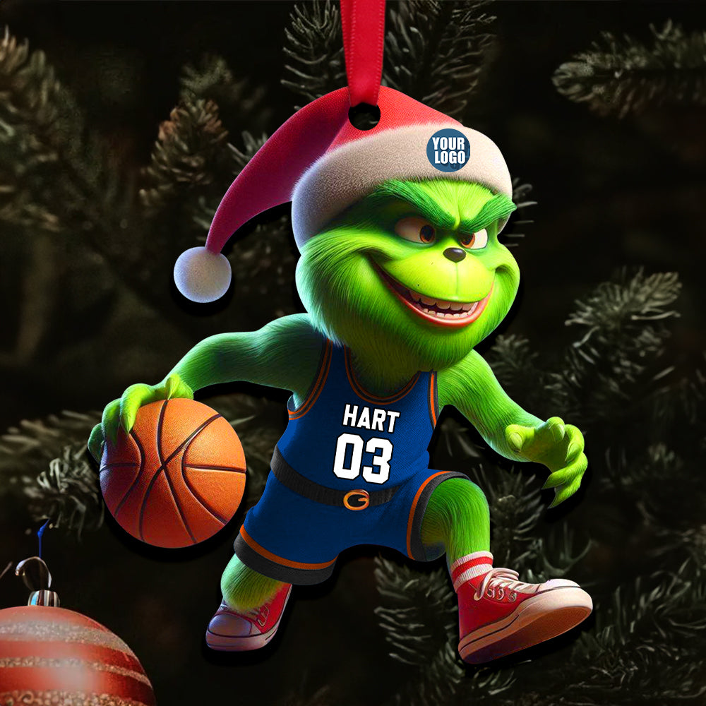 Alternative view of Personalized Gifts For Basketball Lover Ornament Christmas 02OHDT201124